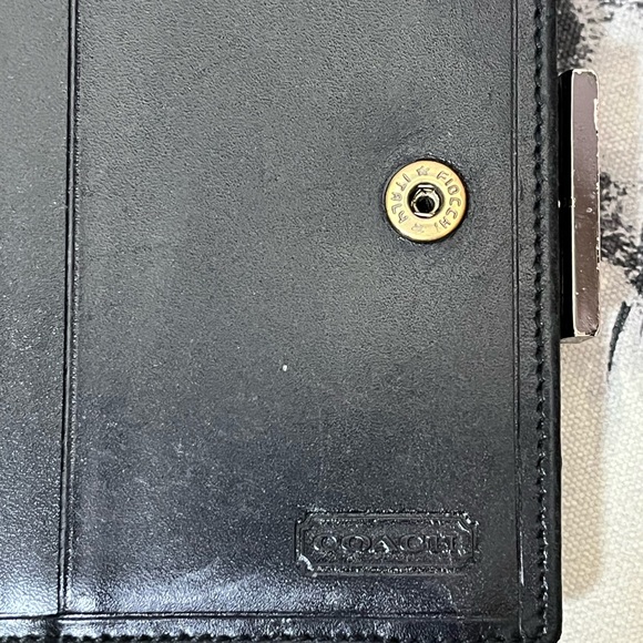 Coach Black Leather Wallet - Picture 4 of 6